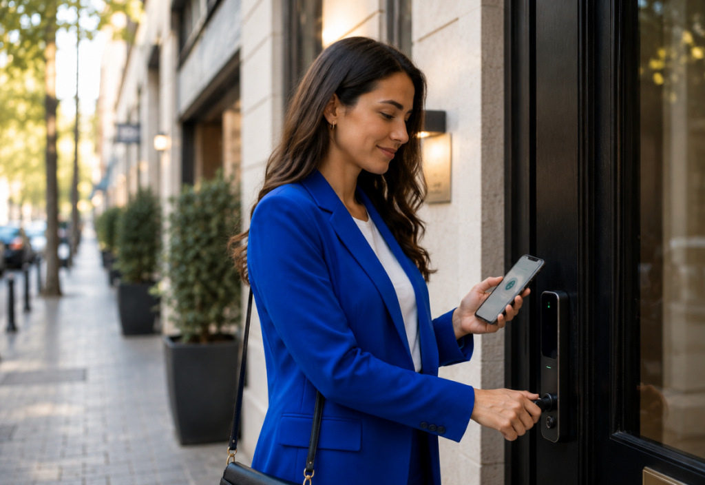 Llave digital y acceso autónomo para alojamientos turísticos